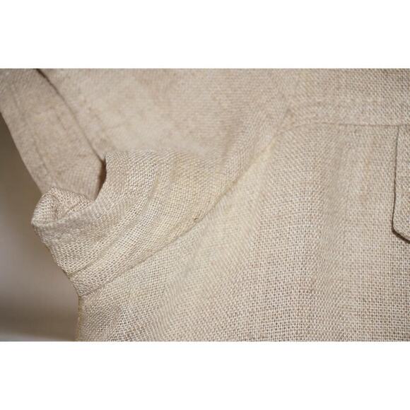 Vintage Frederick’s of Hollywood Linen Look Sunflower Floral Button Front Dress - Picture 14 of 14